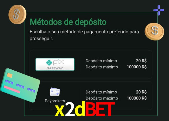 O cassino x2dbet oferece uma grande variedade de métodos de pagamento